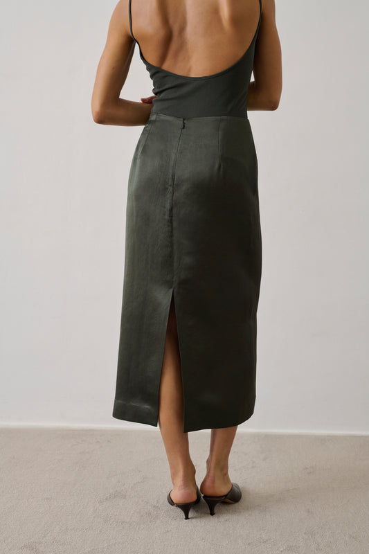 Jupe Helia - Vert Foncé - Femme