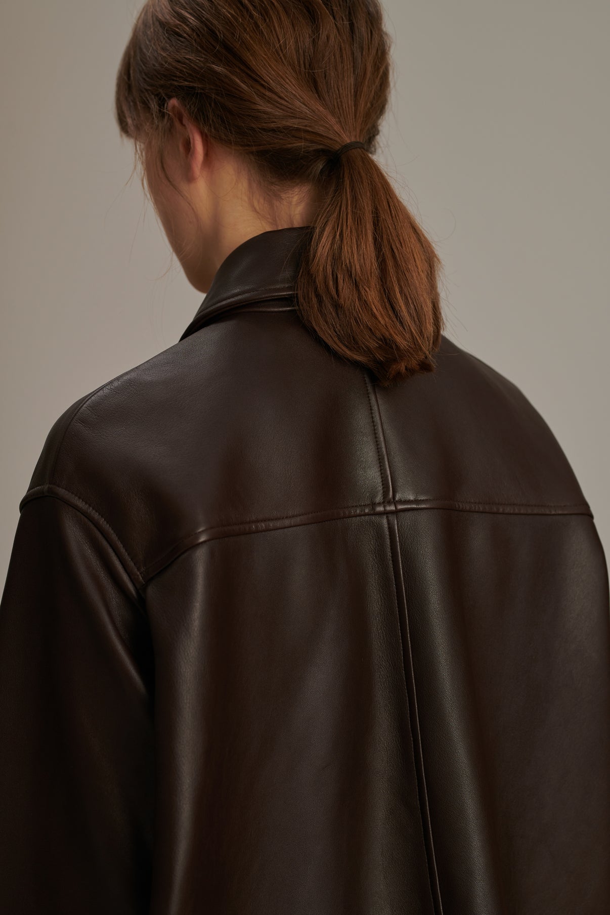 Veste Vincenzo - Marron - Cuir - Femme vue 3