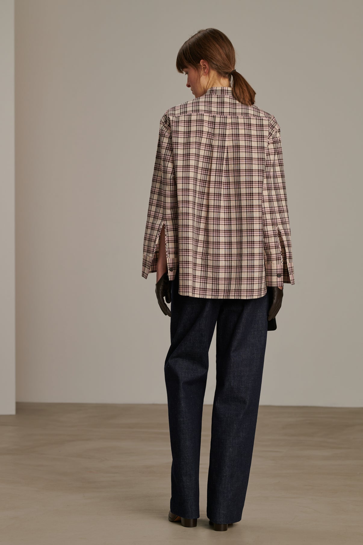 Chemise Caliste - Rose Pâle/Écru - Coton - Femme vue 2
