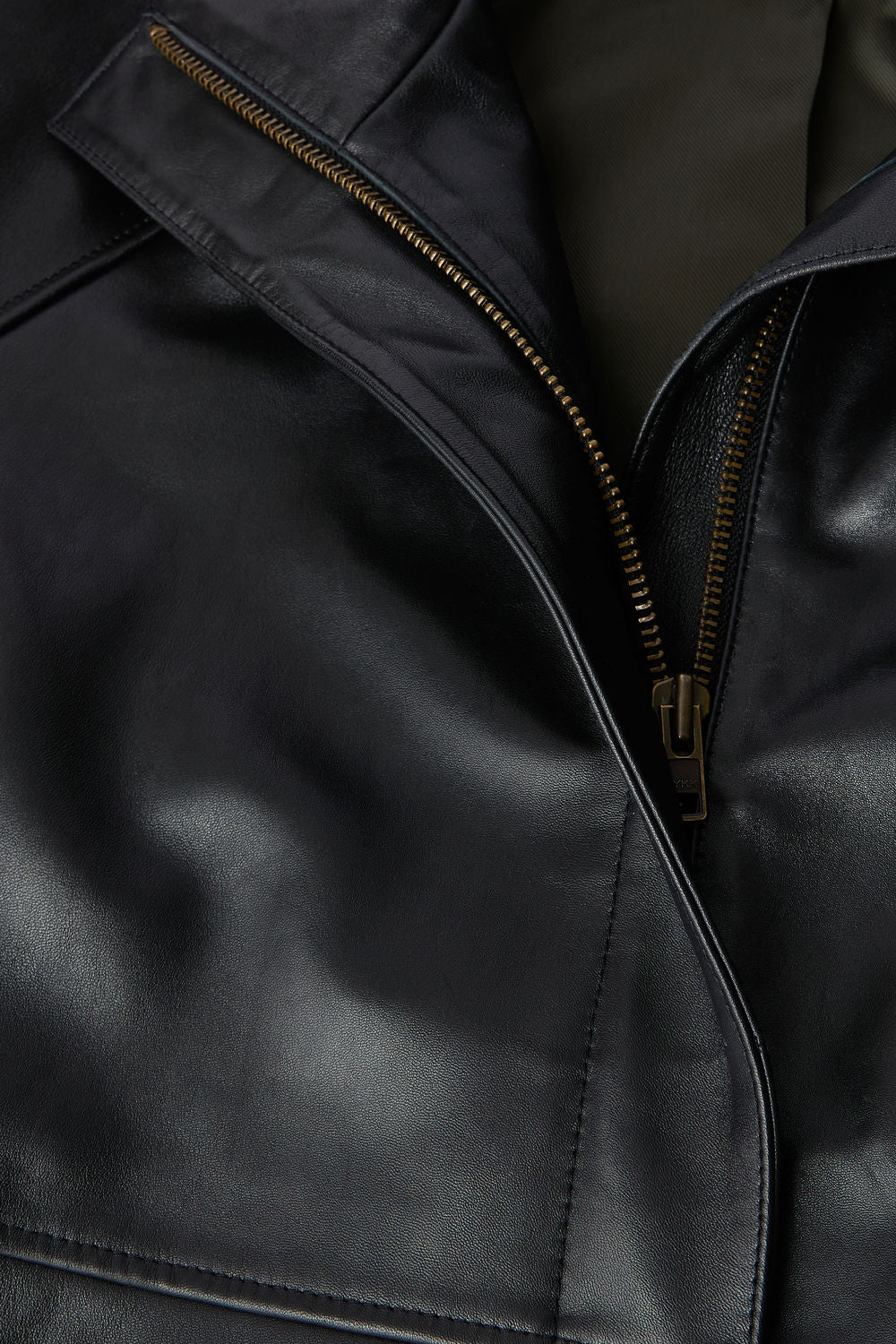 Veste Gamma - Noir - Cuir - Femme vue 9
