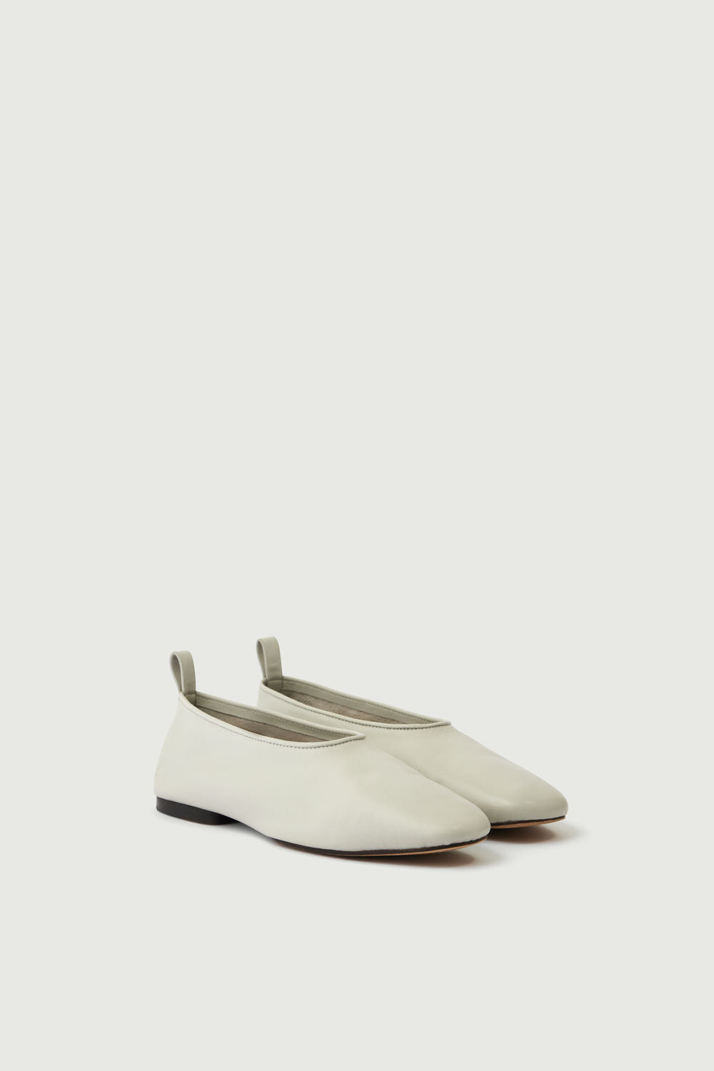 Ballerines Bala - Gris Clair - Cuir - Femme