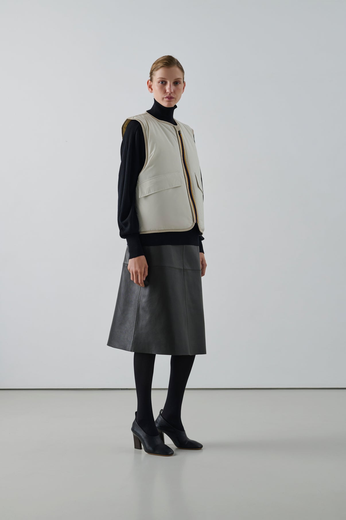 Blouson Wes - Mastic/Ecru - Femme vue 3